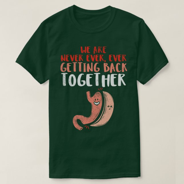 Camiseta Nunca Nos Estamos Reuniendo. (Diseño del anverso)