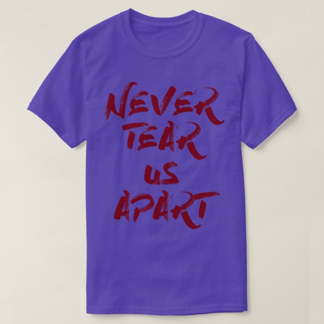 Camiseta Nunca Nos Lloren Aparte de los burdeos (Diseño del anverso)