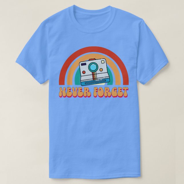 Camiseta Nunca olvidar (Diseño del anverso)