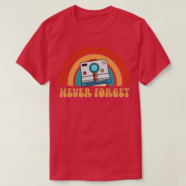 Camiseta Nunca olvidar (Diseño del anverso)