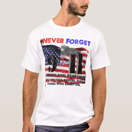 Camiseta Nunca olvidar el 11 de septiembre