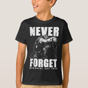 Camiseta Nunca olvidar el día de conmemoración _2