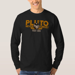 Camiseta Nunca Olvidar el espacio de estilo Pluto Retro 11