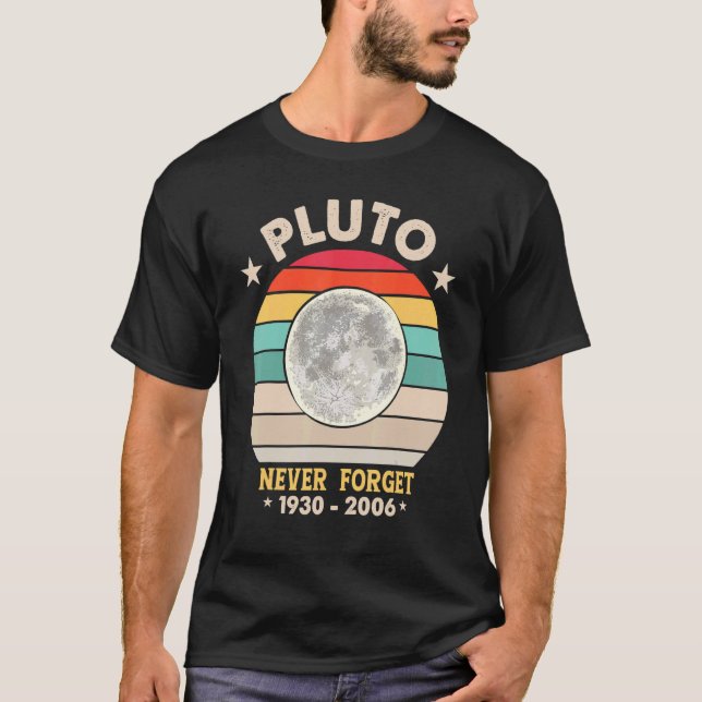 Camiseta Nunca Olvidar la ciencia del espacio de estilo Plu (Anverso)