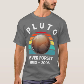 Camiseta Nunca olvidar Plutón