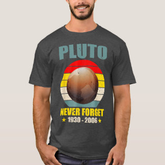 Camiseta Nunca olvidar Plutón