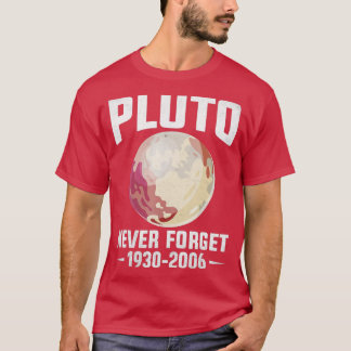 Camiseta Nunca olvidar Plutón