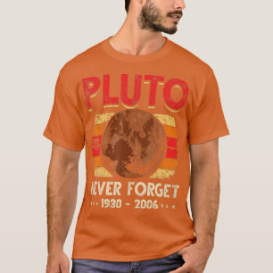 Camiseta Nunca olvidar Plutón