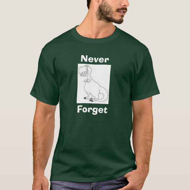 Camiseta Nunca olvide (Anverso)