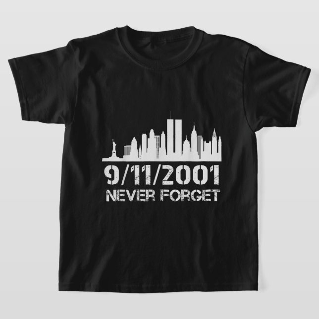 Camiseta Nunca olvide el 21º aniversario del 911 del monume (Distribución)