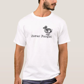 Camiseta Nunca olvide el dodo