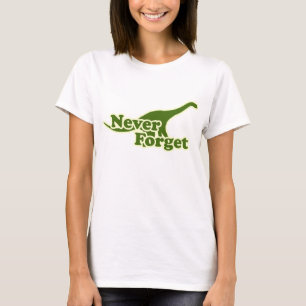 Camiseta Nunca olvidemos a los dinosaurios