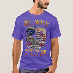 Camiseta Nunca olvidemos el 20° aniversario de la conmemora