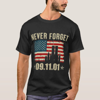 Camiseta Nunca olvidemos el 911 Memor Patriótico de la Band