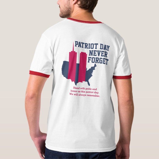 Camiseta Nunca olvidemos el Día del Patriot 2021, 911 (Reverso)