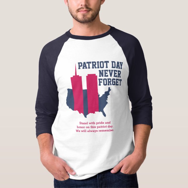 Camiseta Nunca olvidemos el Día del Patriot 2021, 911 (Anverso)