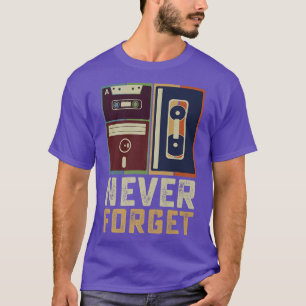 Camiseta Nunca olvidemos el retro vintage Guay 80s 90s grac