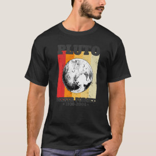 Camiseta Nunca Olvidemos la ciencia del espacio Pluto Retro