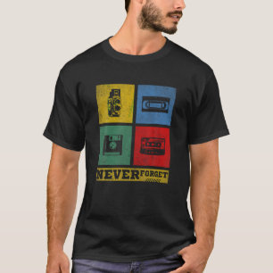 Camiseta Nunca Olvidemos La Cinta De Cassette VHS Gamer Old