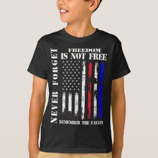 Camiseta Nunca olviden que la libertad no es un homenaje de