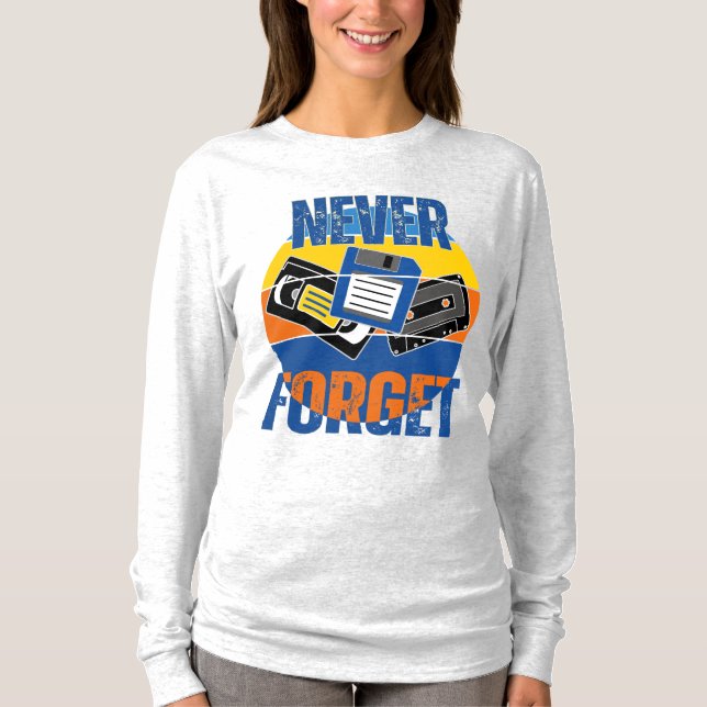 CAMISETA NUNCA OLVIDES (Anverso)