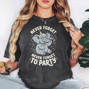 Camiseta Nunca Olvides Al Elefante De La Fiesta