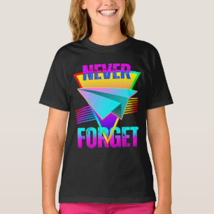 Camiseta Nunca Olvides Avión de Papel