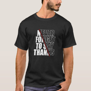 Camiseta Nunca Olvides Di Gracias Buen Humor Modesto A Huma