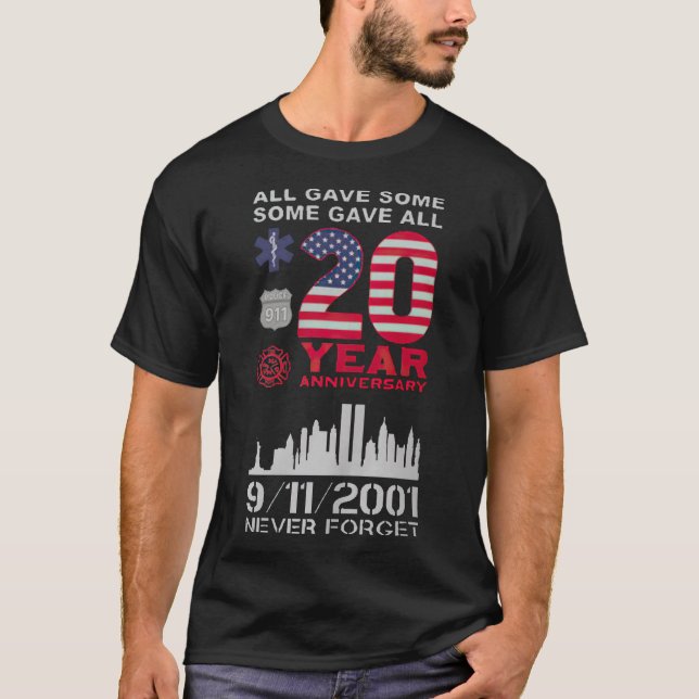 Camiseta Nunca Olvides el 9/11 (Anverso)