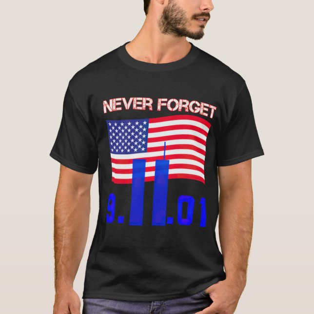 Camiseta Nunca Olvides el 9/11 (Anverso)