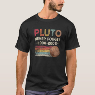 Camiseta Nunca olvides la divertida astronomía del Plutón 1