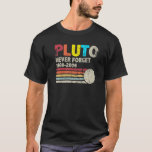 Camiseta Nunca Olvides Pluto 1930 2006 Vintage Space Scienc<br><div class="desc">Nunca Olvides Plutón 1930 2006 Vintage Space Science.</div>