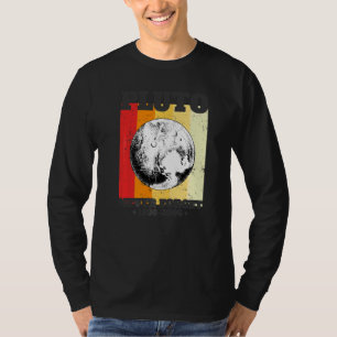 Camiseta Nunca Olvides Plutón Estilo Retro Ciencia del Espa
