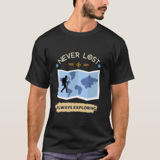 Camiseta Nunca perdiste siempre la exploración