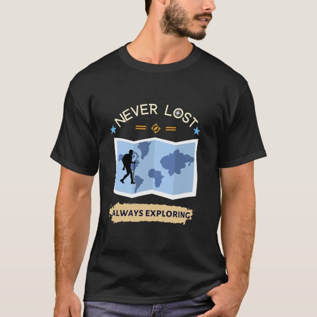 Camiseta Nunca perdiste siempre la exploración (Anverso)