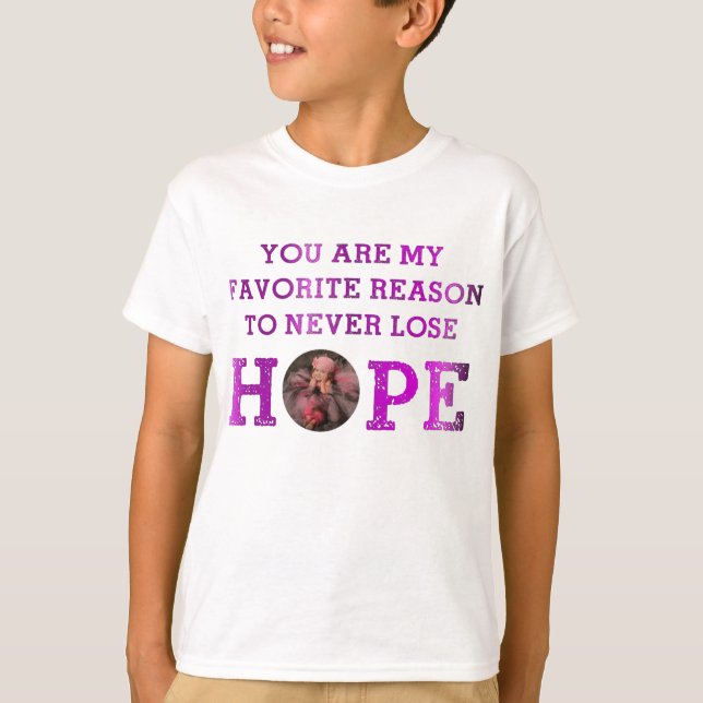Camiseta Nunca pierda la esperanza - Brynlee (Anverso)