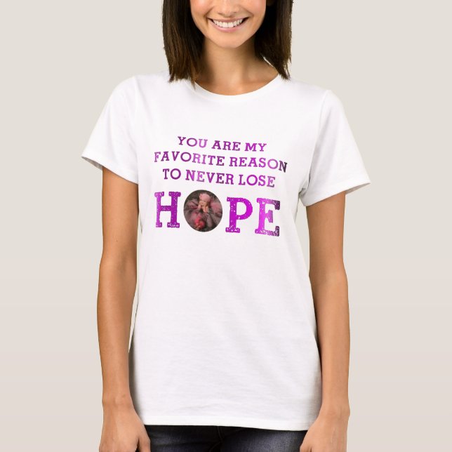 Camiseta Nunca pierda la esperanza - Brynlee (Anverso)