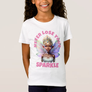 Camiseta Nunca pierda su espumoso melanina encantada hada