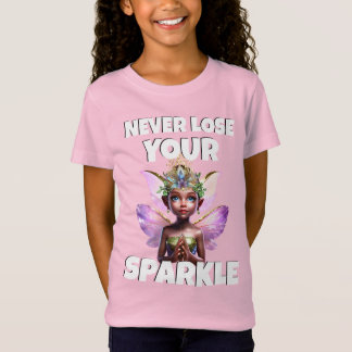 Camiseta Nunca pierdas a tu brillante princesa personalizad
