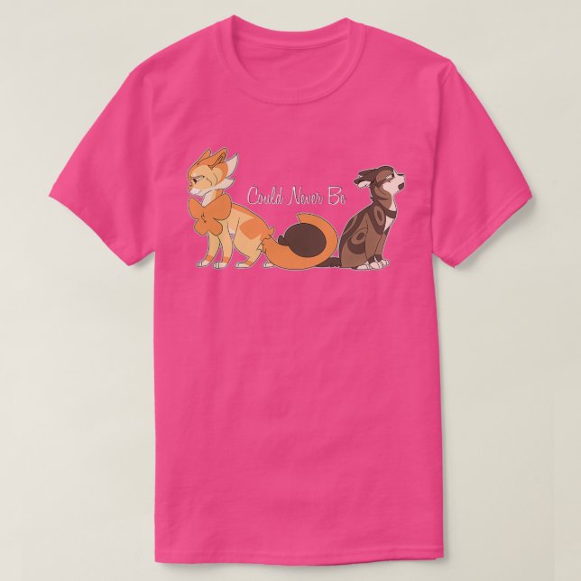 Camiseta Nunca podría ser Blixemi Leafpool amp Mothwing (Diseño del anverso)