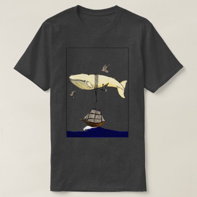 Camiseta Nunca quieres decir que te alejes sin fondo (Diseño del anverso)