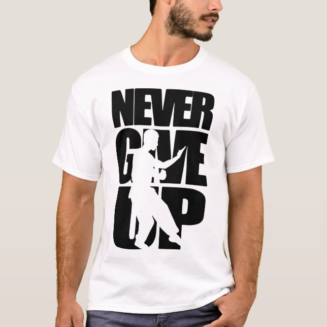 Camiseta Nunca rendas Wing Chun (Anverso)