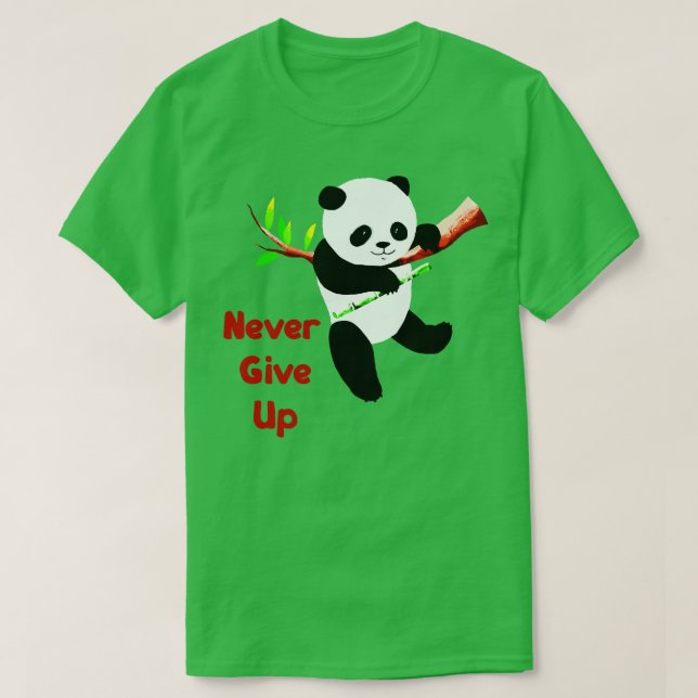 Camiseta Nunca rendirse (Diseño del anverso)