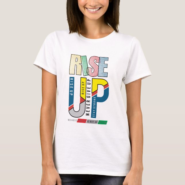 Camiseta Nunca rendirse (Anverso)