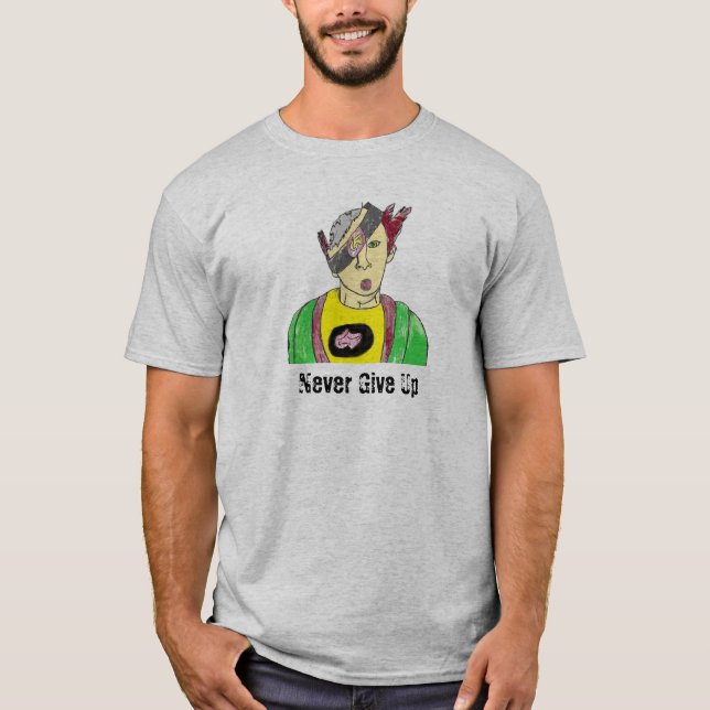 Camiseta Nunca rendirse (Anverso)