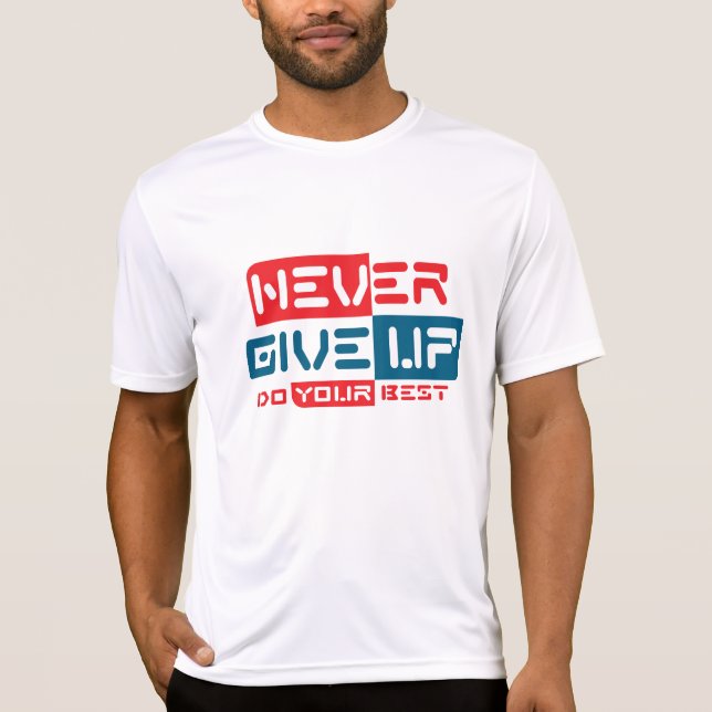 Camiseta Nunca rendirse (Anverso)