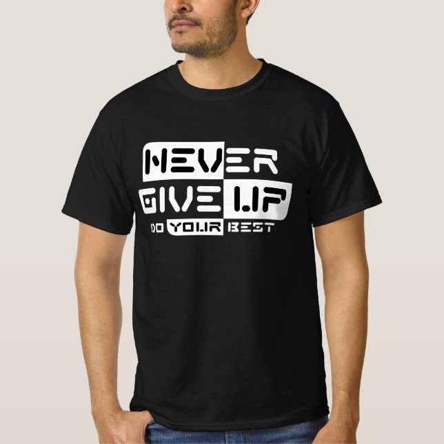 Camiseta Nunca rendirse (Anverso)