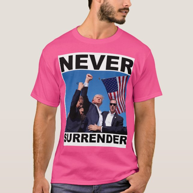 Camiseta Nunca rendirse (Anverso)