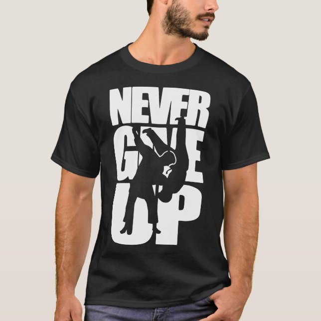 Camiseta Nunca Rendirse Judo (Anverso)