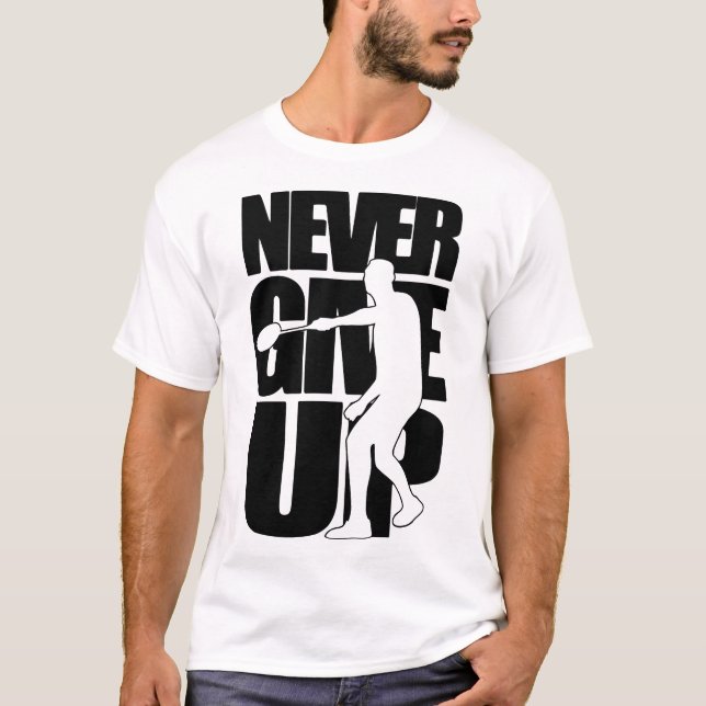 Camiseta NUNCA RENUNCIAR A Badminton (Anverso)